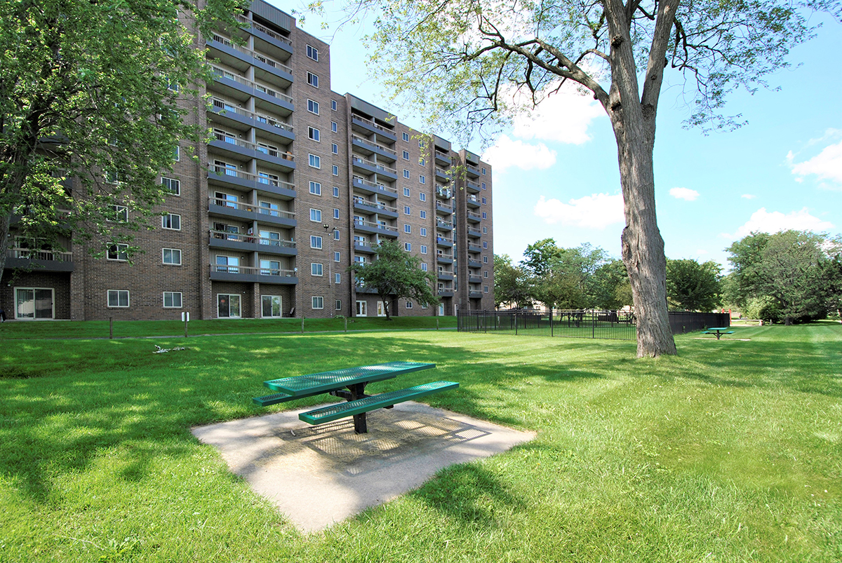 capital common senior building and grass